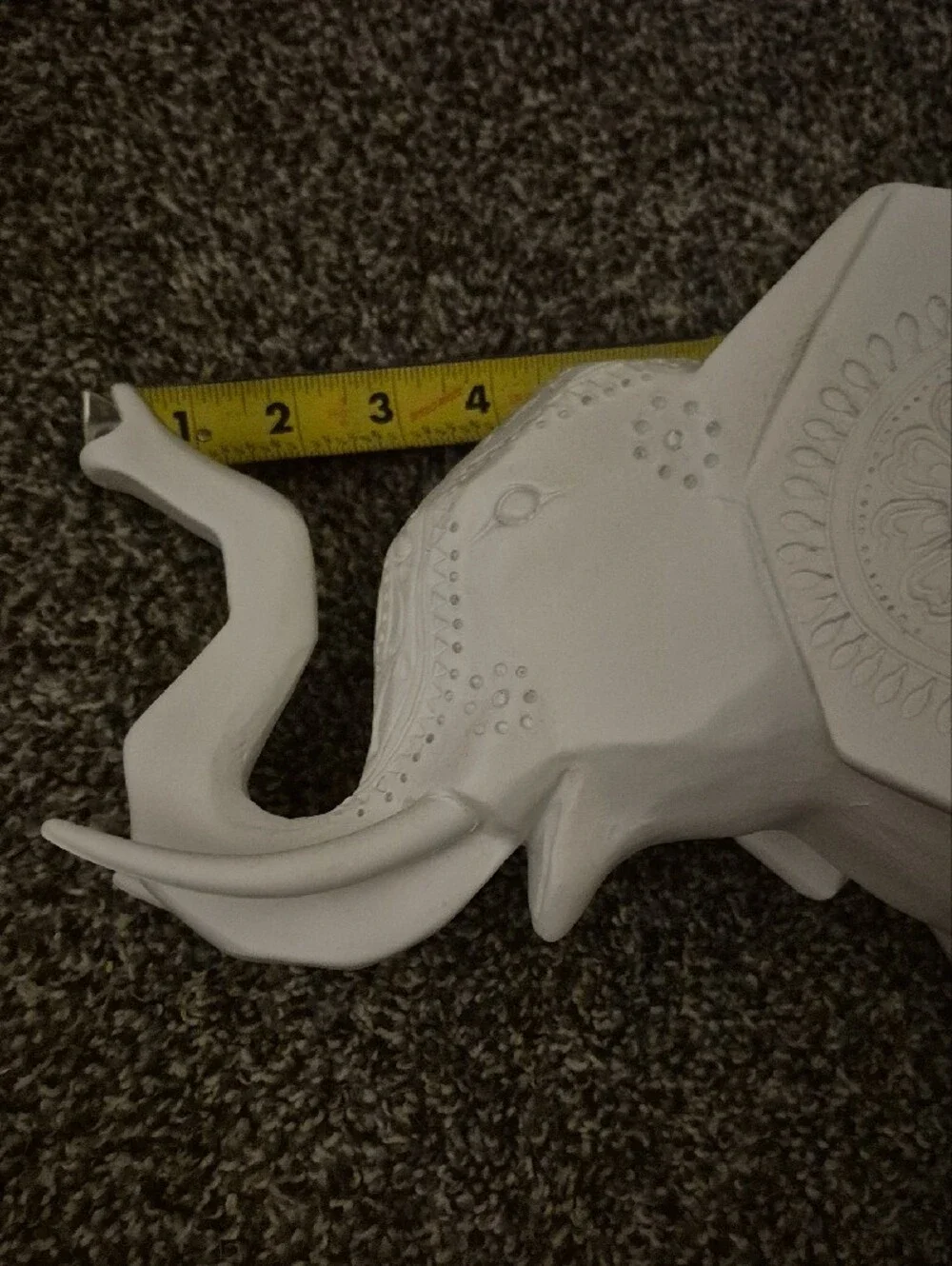 White Decorative Elephant Figurine